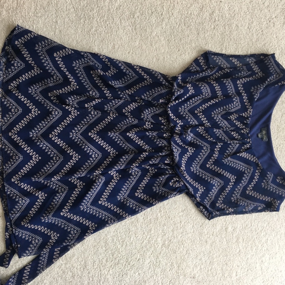 Navy Short Dress
